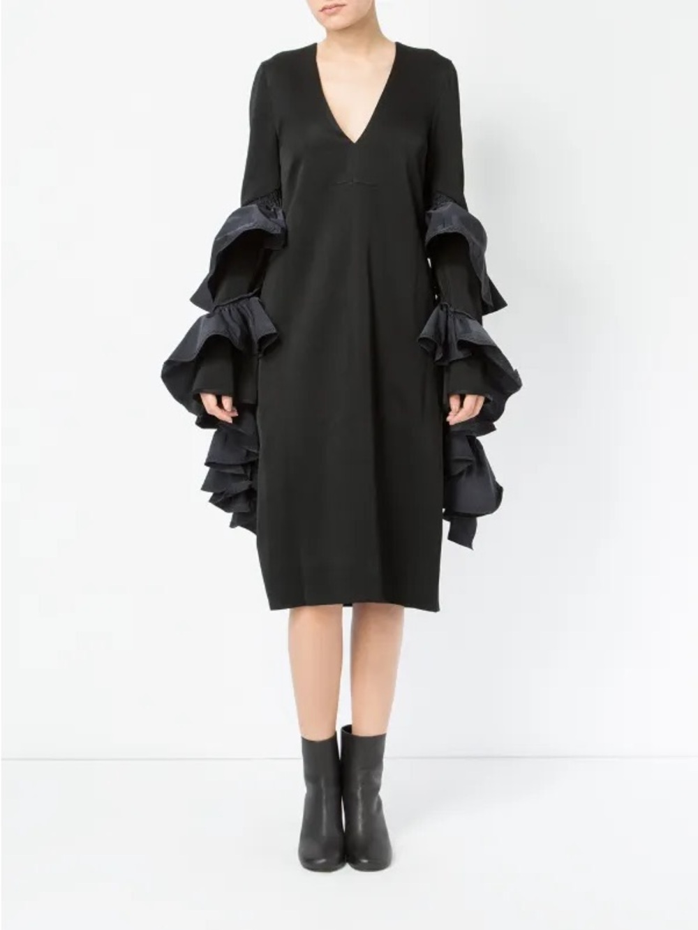 NWT Ellery ruffle panel dress Size 6